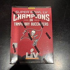 Tampa Bay Buccaneers Super Bowl LV Champions 2020 Panini 36 Set- IN HAND Sealed