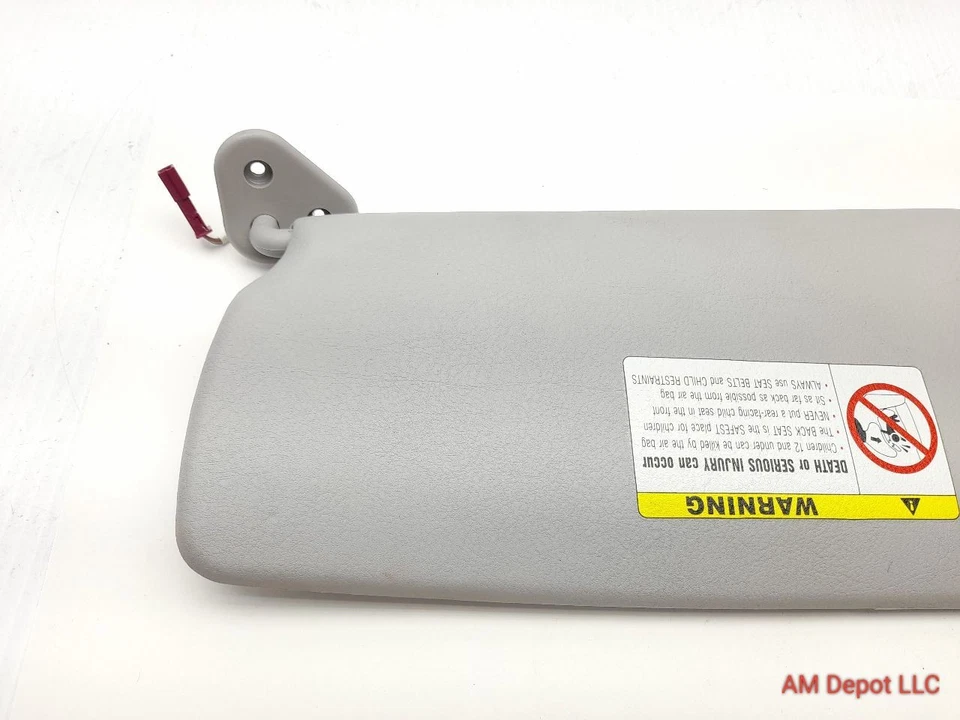 BMW 330xi 330i 325i 325xi E46 2002 conductor derecho parasol vinilo gris 51168237644 Foto 2 de 4