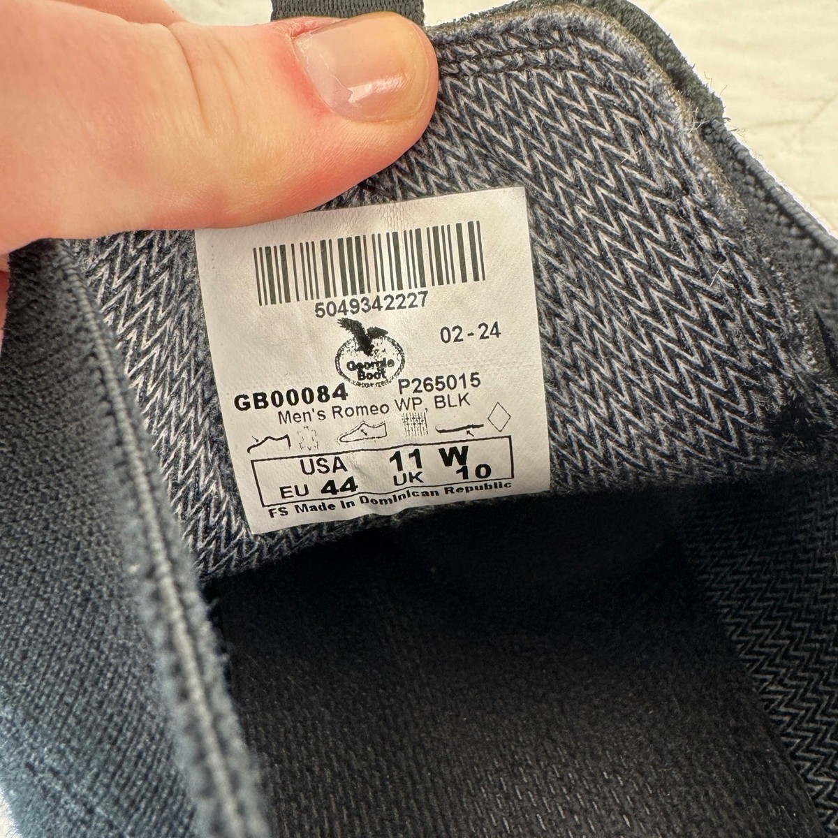 Georgia Boot Georgia Giant High Romeo Waterproof Black Work Boots