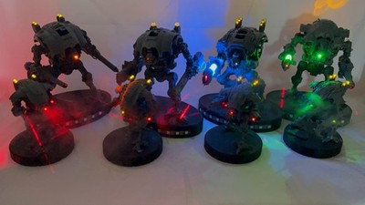 Imperial Armigers / Chaos Wardogs with Lasers, LEDs, No Assembly Required