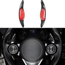 Real Carbon Fiber Steering Wheel Shift Paddle Extension Paddle For Kia Soul 2020-2025