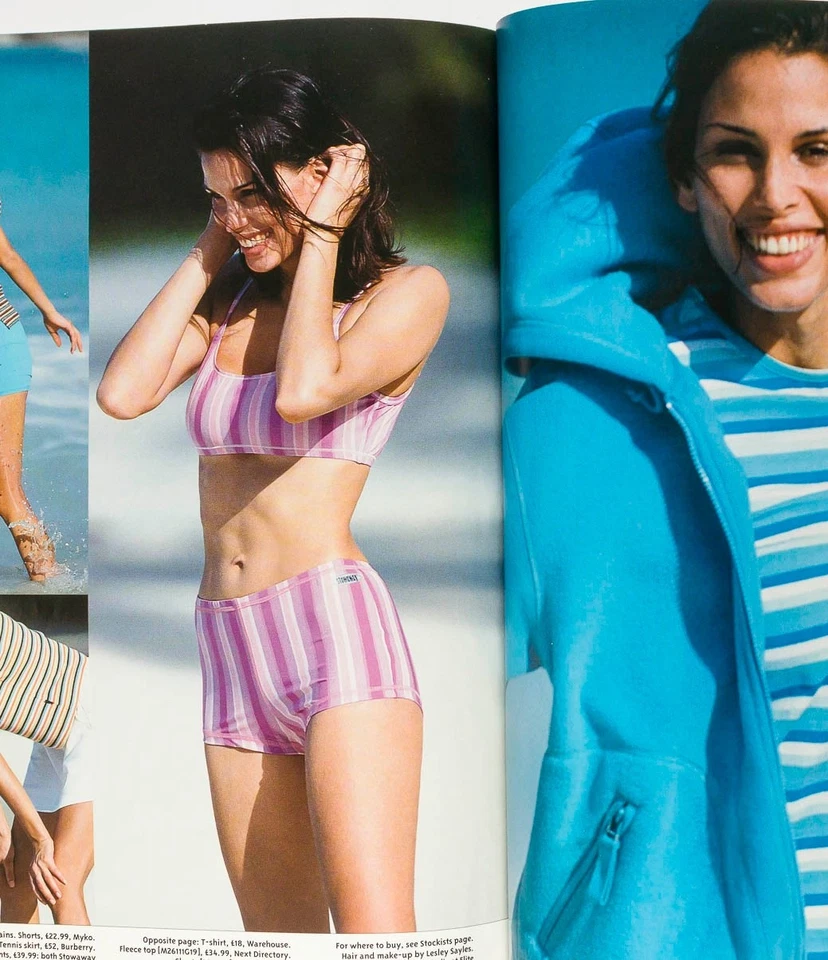 BRIDGET HALL UK Cosmopolitan Health Fashion And Beauty magazine Zest April 1997 - Image 3 of 4