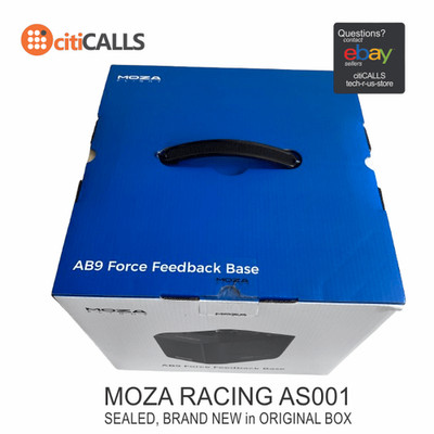 MOZA Racing AS001 AB9 FFB Base Dual Servo Motor 12Nm Torque Gaming Controller