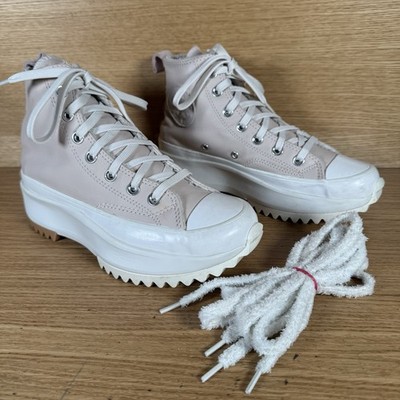Converse Damenschuhe Gr. 5 UK Run Star Hike Beige Leder Plateau (38 EUR)