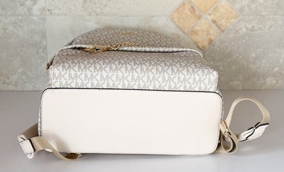 Michael Kors Slater Medium Chain Backpack MK Light Cream  display picture 2