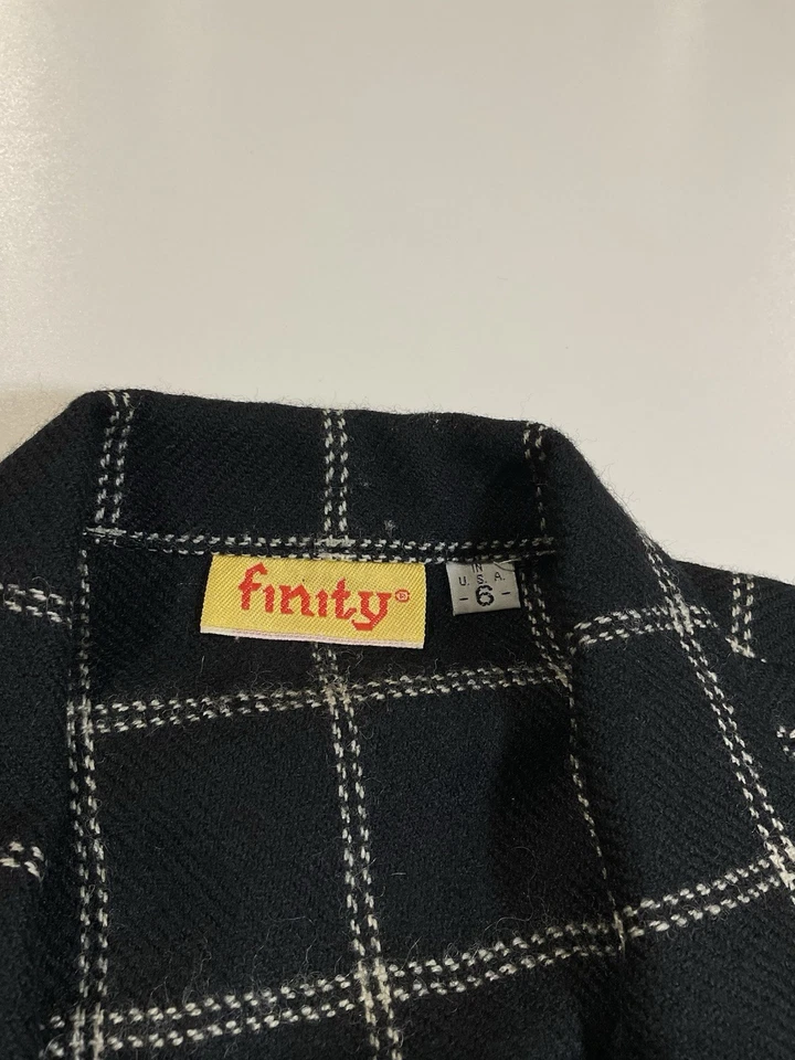 Chaqueta Blazer Recortada Finity De Colección Talla S Sirena de Oficina Preppy Hecha en EE. UU. Años 80 Foto 3 de 4