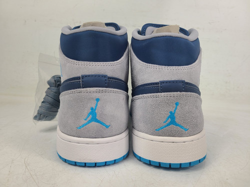 (NEW) Nike Air Jordan 1 Retro Mid Dark Powder Blue 554724-406 Men's Size 13 - Bild 4 von 9