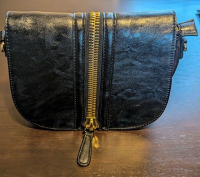 Madison West Vegan Leather Crossbody Shoulder Bag Purse 
