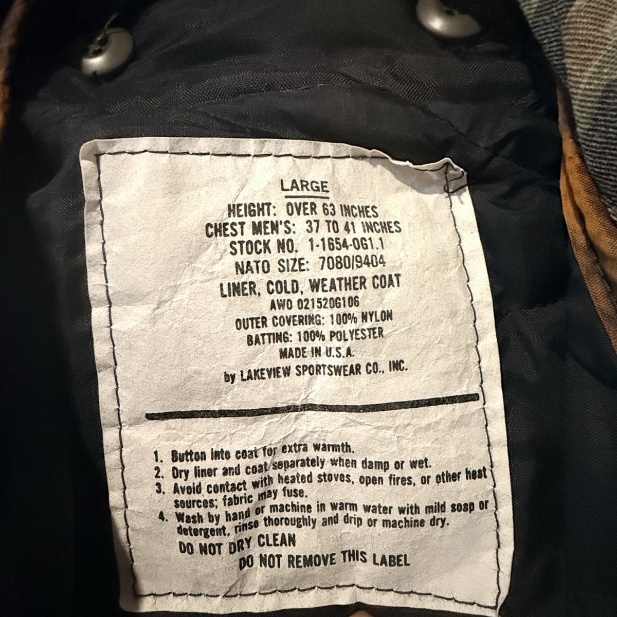 Vintage Alpha Industries M65 Field Jacket With Lining | eBay
