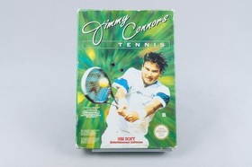Nintendo NES *Jimmy Connors Tennis* IMBALLO ORIGINALE CIB PAL B JT-FRA-1+