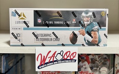 2023 Panini Luminance NFL Football Factory Sealed Hobby Card Box 3 Autos Per Box