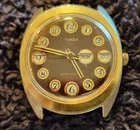 Timex 1970 Men's Vintage Watch Rotary Telephone Dial with Day/Date Feature