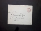 Scotland Stationery QV 1d pink Envelope BOAT OF GARTEN Thimble to Dunfermline