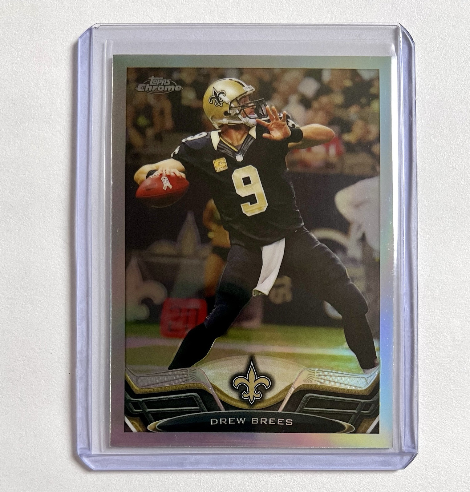 Drew Brees 2013 Topps Chrome #25 Refractor Parallel New Orleans Saints NFL