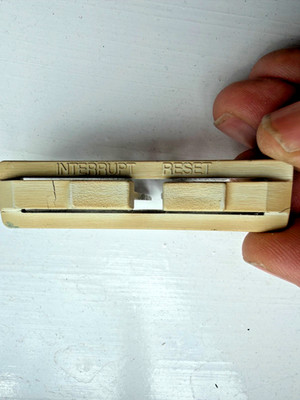 1984  Apple Macintosh 128K M0001 Mac 512K Original Programmer's Reset Switch
