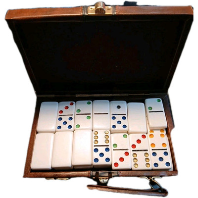 Vintage Domino Set - Official 28 Piece Set - Claybrooke May department Stores