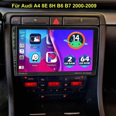 Für Audi A4 8E 8H B6 B7 2000-09 2+64GB Carplay Android 15 Autoradio GPS NAVI USB