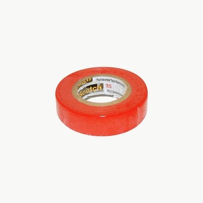 35-Red-1/2x20FT - Vinyl Color Coding Tape - Red - 1/2in x 20ft - (Pack of 1)