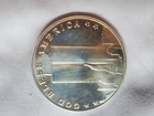 Twin Towers-Land of The Free Sept. 11, 2001 Round 1 oz..999 Silver w/Capsule