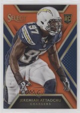2014 Panini Select Rookies Orange Prizm 57/75 Jeremiah Attaochu #171 h3a