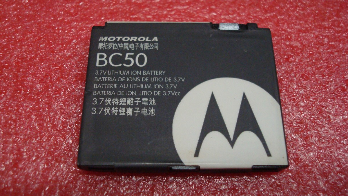 Original Genuine Motorola Battery BC50 For K1 Z6 K2 R1 Z3 L6 EM35