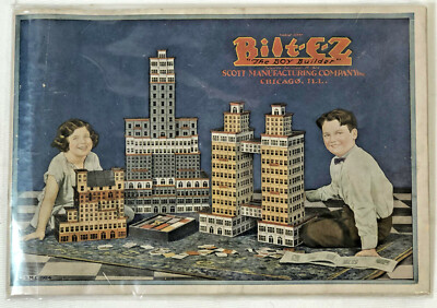 BILT-EZ The Boy Builder kit Scott Mfg Chicago Toy Original Antique
