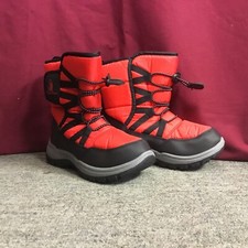New Boys Rugged Bear RB89477A Red  Black Snowboots Size 2