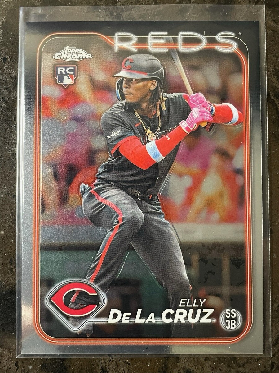 2024 Topps Chrome Baseball #44 Elly De La Cruz RC Cincinnati Reds