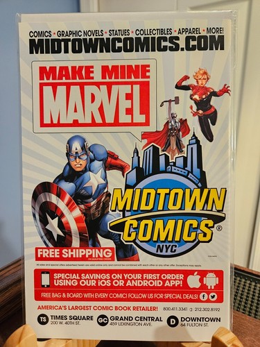 Civil War II #1 J Scott Campbell Midtown Comics Variant NM Marvel Comics 2016 - Picture 7 of 11