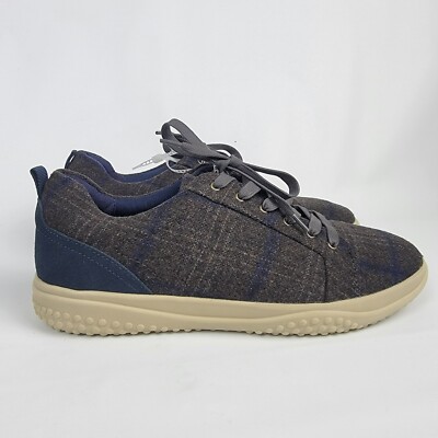 Vince Camuto Hardell Casual Sneakers Shoes Brown Navy Flannel Suede Men’s 10M/43 Vince Camuto Hardell Casual Sneakers Shoes Brown Navy  main image 3