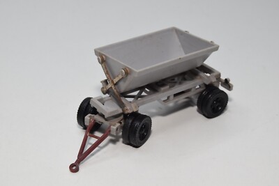 B46 1:60 ?? SIKU KUNSTSTOFF V154 V154 ANHÄNGER TRAILER GRAU EXC. ZUSTAND.