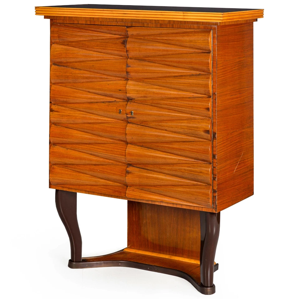 Gabinete de barra seca Art Deco modernista italiano de Michele Merighi aprox. 1940 Foto 2 de 4