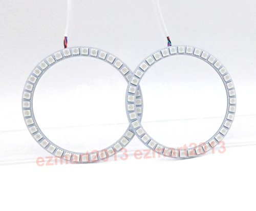 RGB halo ring for Chrysler 300 11-23 bluetooth Flash LED angel eye lamp DRL APP - Picture 14 of 15