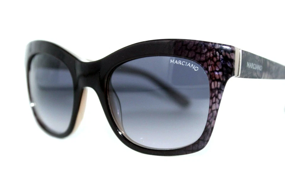 NUEVO ADIVINAR POR MARCIANO GM0728 05B PÚRPURA AUTÉNTICO GAFAS DE SOL MARCOS CON ESTUCHE Foto 3 de 4