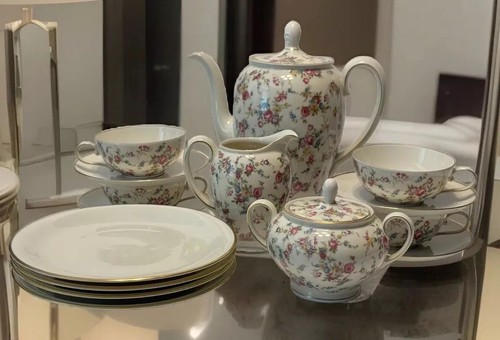 15pc Rosenthal Aida Rose Chintz Tea Cream Sugar Cups Saucers Plates Cozy Cottage - Picture 9 of 24