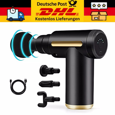 Massagepistole Mini, Muskel Massagegerät Tragbar 35DB Ultra Leise 6 Modi