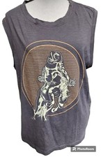 Sonoma Cowboy T-Shirt NEW Size 2X Bronco Sleeveless Rodeo