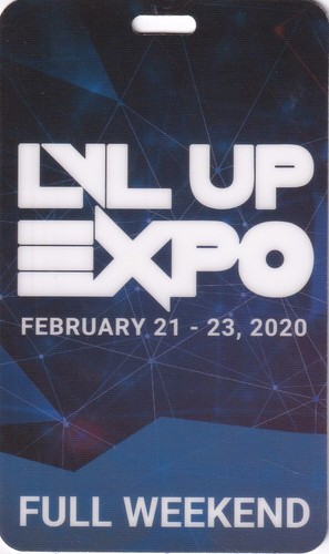 Lvl Up Level Up Expo Video Games Anime Comic Convention Badge pass 2020 - Picture 3 of 7