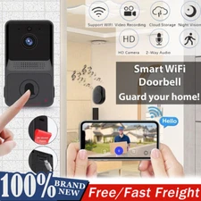 Smart Wireless Security WiFi Smart Doorbell Intercom Video Camera Bell Chime