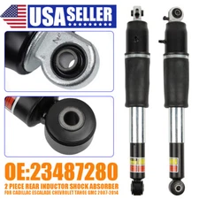 Pair Rear Air Ride Suspension Shock For 2007-2014 GMC Cadillac Escalade Tahoe
