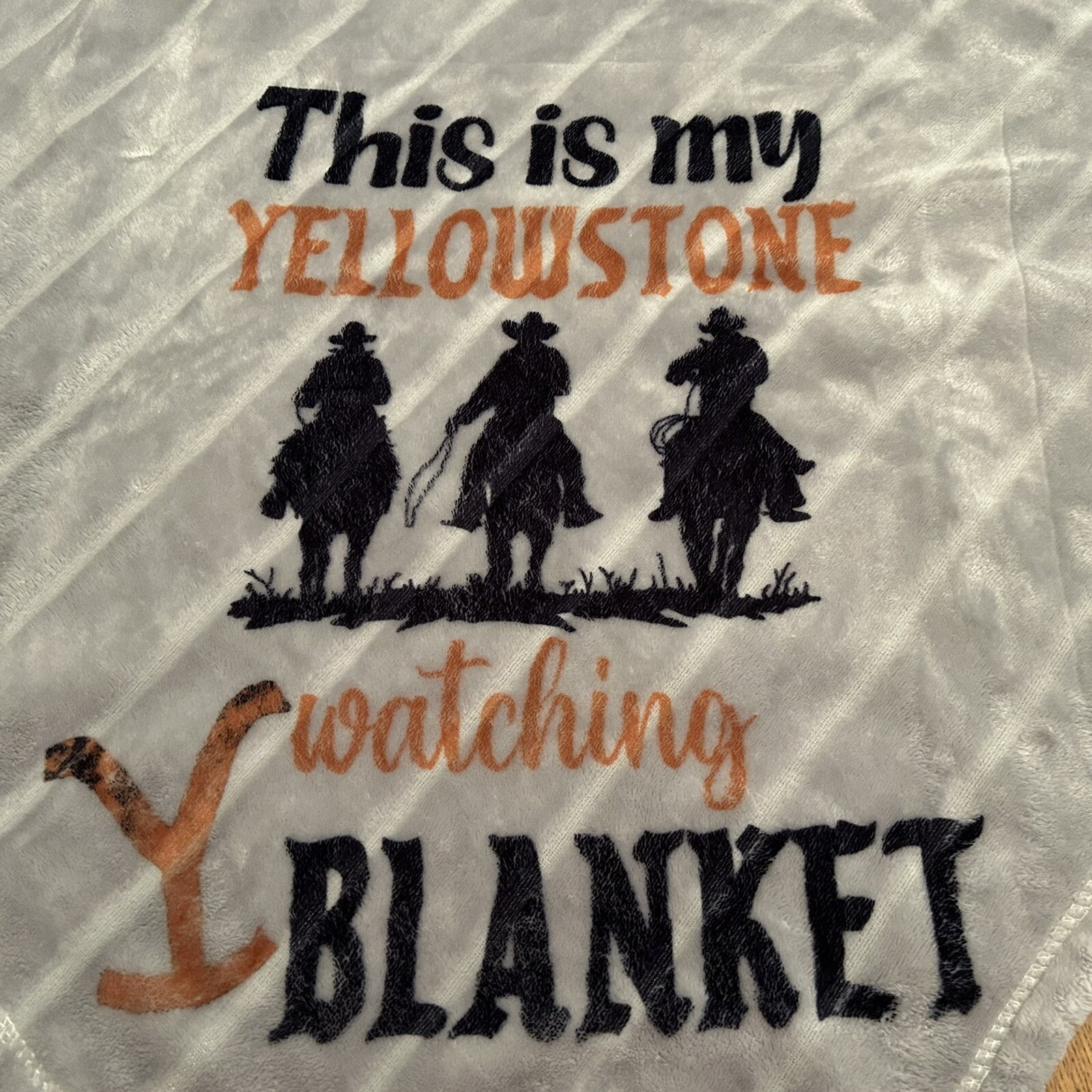 Throw Blanket THIS IS MY YELLOWSTONE WATCHING BLANKET 52" x 66" Horse