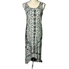 Live and Let Live Dress Womens Small Maxi Cut Out Back Lace Detail Sleeveless