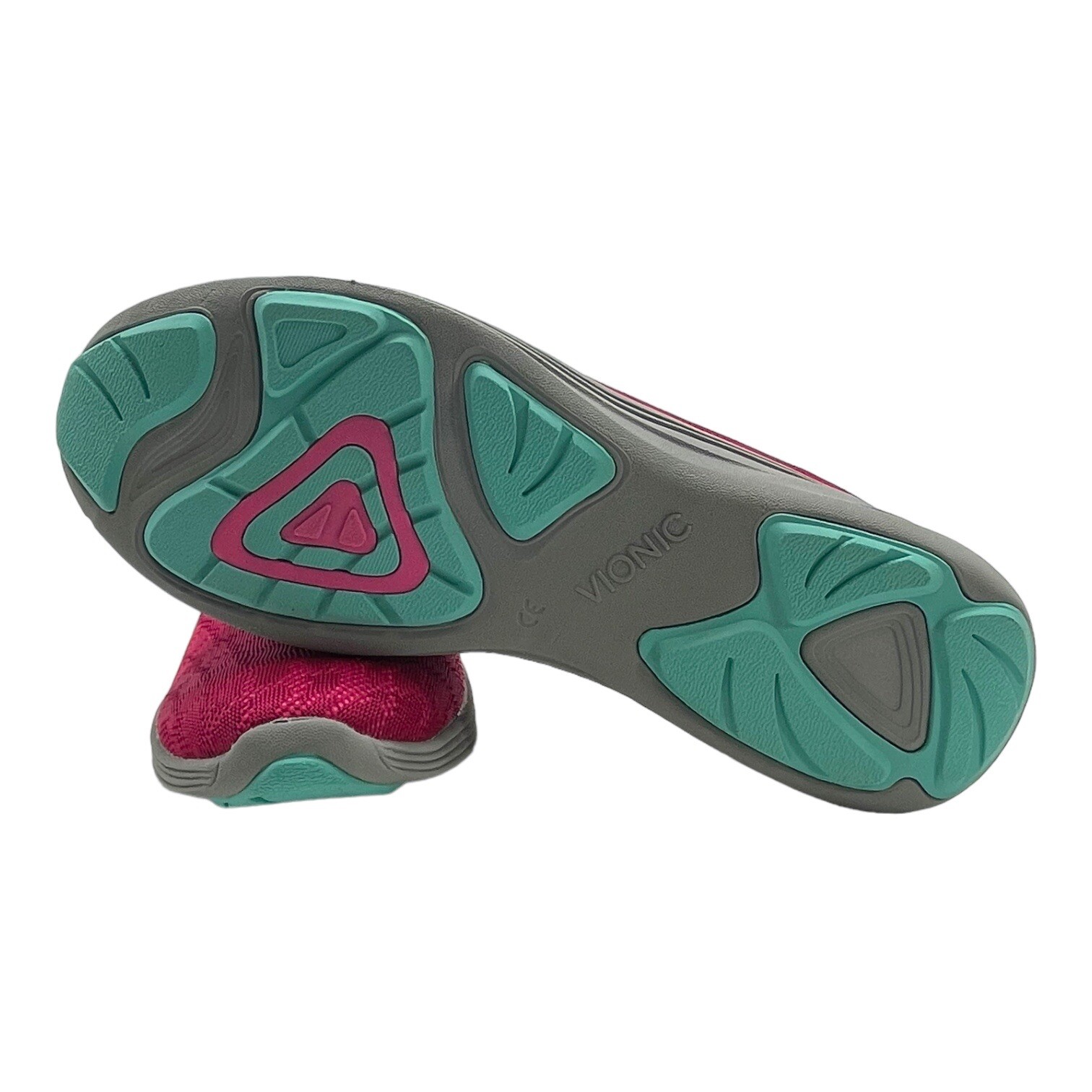 VIONIC Womens 11 Canvas HYDRA AMS Slip On Sneakers Arch Support Orthaheel PINK image 8