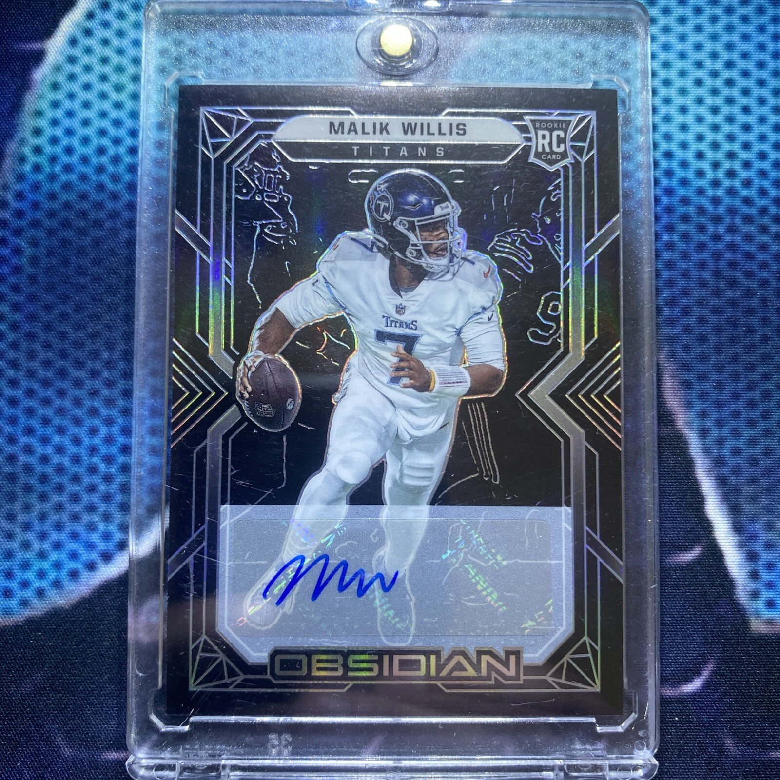 2022 Panini Obsidian - Rookies Autographs #102 Malik Willis /199 (AU, RC)