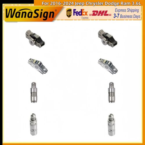 Intake & Exhaust Lifters Rocker Arms For 2016-2024 Jeep Chrysler Dodge Ram 3.6L - Foto 19 di 20
