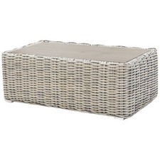 Hawaii Three-Tone Wicker Gray/Off White/Beige Coffee Table