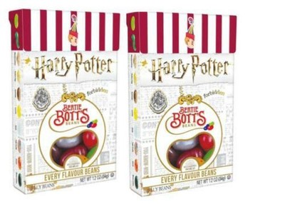 Two boxes of HARRY POTTER BERTIE BOTTS BEAN 1.2oz (34g) Jelly Belly Bott's Candy