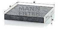 Cuk 2245 MANN-FILTER Innenraumfilter FüR CitroËN, Peugeot