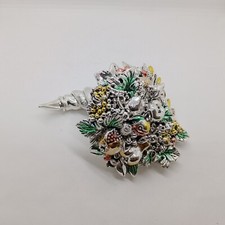 ACCA ARGENTERIE SCULTURA IN ARGENTO 925 CORNUCOPIA FRUTTA  AR 402 CN (0193)