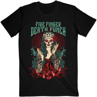 Five Finger Death Punch Unisex T-Shirt Lady Muerta